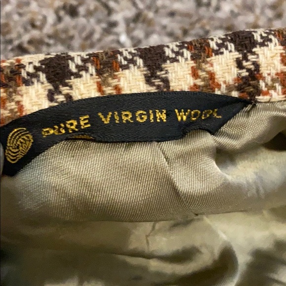 Vintage Virgin Wool Hounds Tooth Sport Coat - Picture 4 of 6